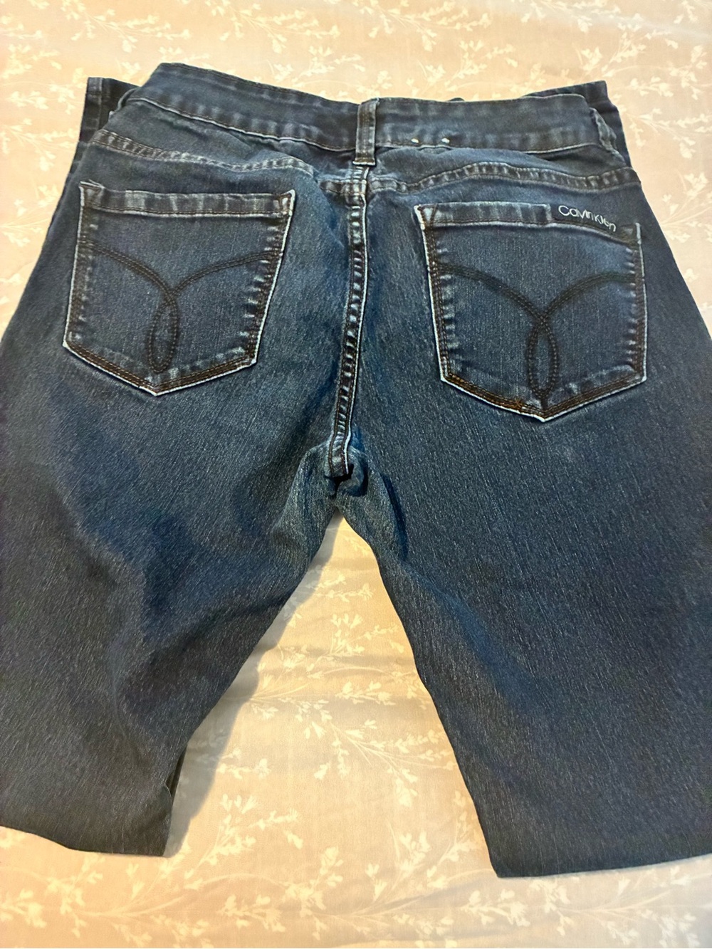 Calvin Klein Women’s Dark Indigo Relaxed Jeans